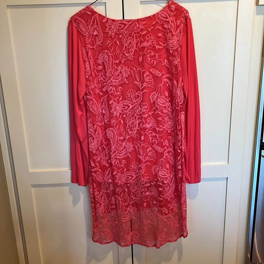 Soft Surroundings Adele Silk Tunic Top size Medium - Picture 4 of 12